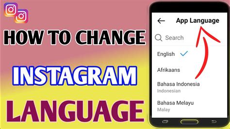 How To Change Instagram Language Change Instagram Language Problem