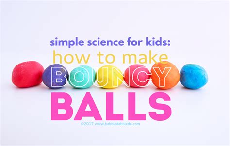 How to Make DIY Bouncy Balls with Simple Ingredients! - Babble Dabble Do