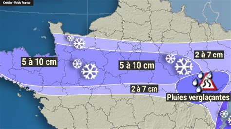 Neige Et Verglas M T O France Place D Partements En Vigilance