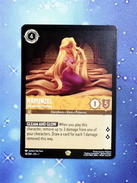 Disney Lorcana Proxy The First Chapter Nonefoil Rapunzel Gifted With