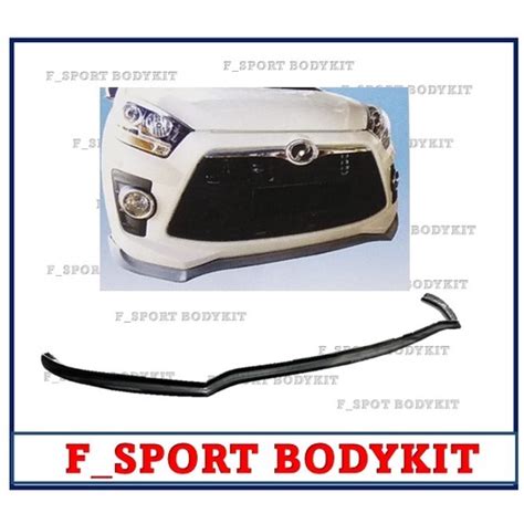 Perodua Axia Se G Spec Front Skirt Front V Lip