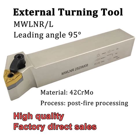 Accessory Mwlnr2020k08 Turning Tool Holder Lathe Cutter Tools