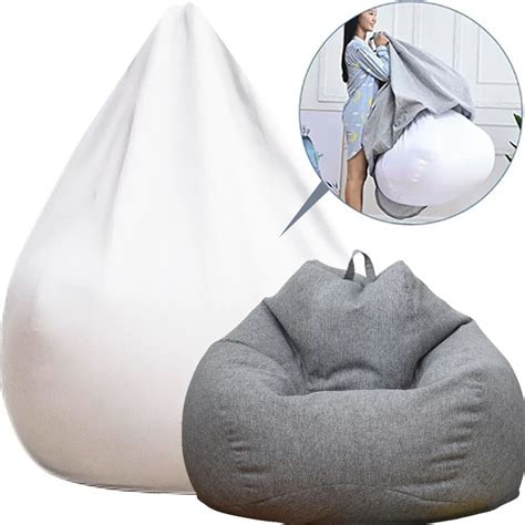 Otautau Mesh Water Drop Big Xxl Bean Bag Inner Liner Cover Without Filler Beanbag Pouf Wash