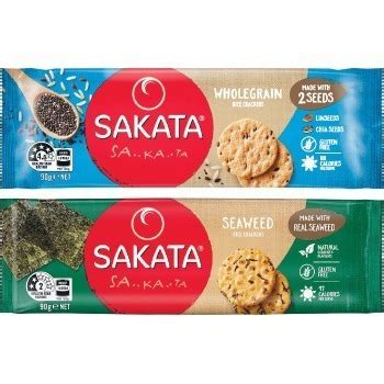 Sakata Rice Crackers G Or Sakata Wholegrain Rice Crackers G