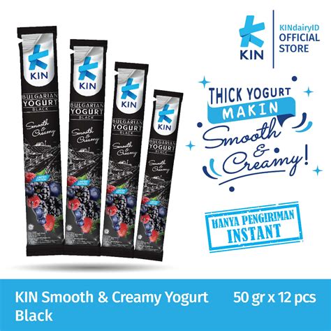 Jual Kin Bulgarian Yogurt Smooth Creamy Black Shopee Indonesia