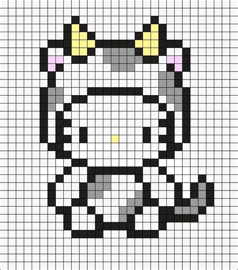 Hello Kitty In A Cow Costume(creds:I Have No Clue Srry) Kandi Pattern ...