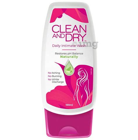 Clean And Dry Daily Intimate Wash Buy Bottle Of Ml Vaginal Wash At