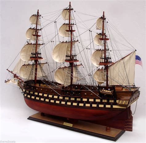 American Tall Ship USS North Carolina GoNautical Sailing Ship Model