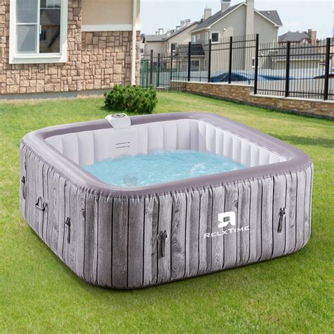 RELXTIME Portable Inflatable Hot Tub Person Blow Up Spa Outdoor