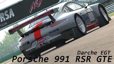 Assetto Corsa Porsche 991 RSR GTE Darche EGT Magione Onboard YouTube