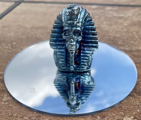 Blue Bismuth King Tut Tutankhamen King Tut Skull Egypt Egyptian Pharaoh