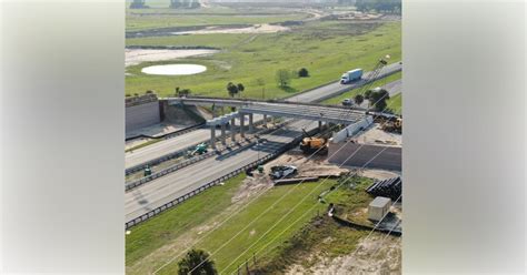 Framework In Place For Southern Oaks Bridge Over Florida Turnpike Villages