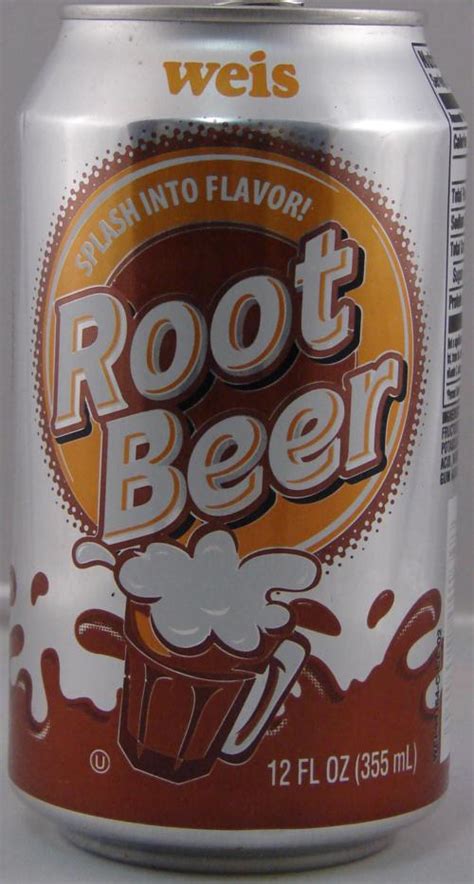 Weis Root Beer 355ml Splash Into Flavor United States