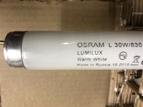 Osram Lumilux Leuchtstofflampe Leuchtstoffr Hre L W Warm White