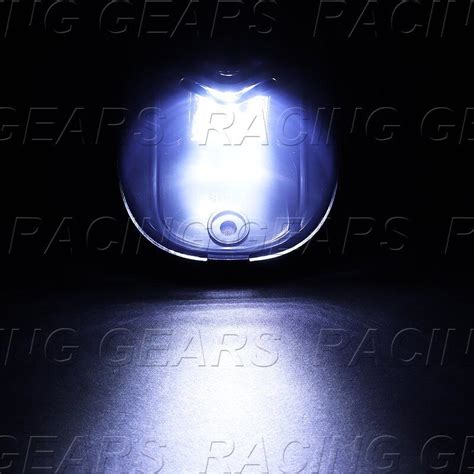 X Cab Roof Top Truck Smoke Lens White Led Strobe Marker Light Running