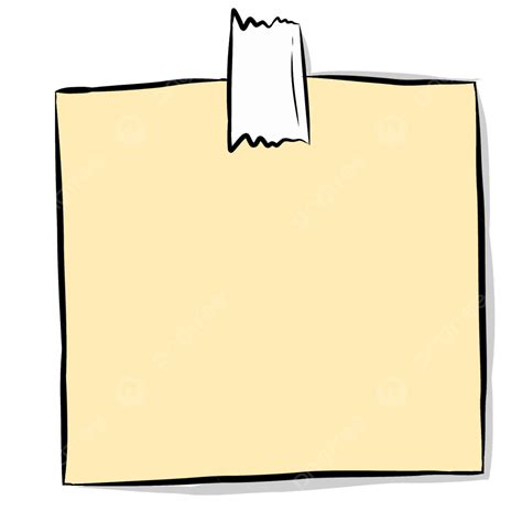 Blank Sticky Note Png