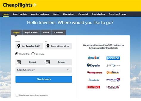 Top 3 Sites to Find Cheap Flights - Technipages