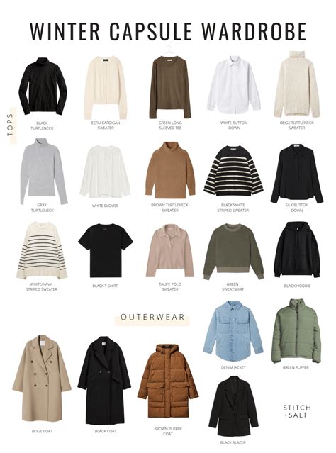 Winter Capsule Wardrobe For 2023 Stitch And Salt