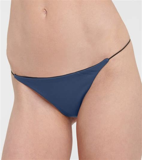 Buy Jade Swim Micro Bare Minimum Bikini Bottoms Blue At Off