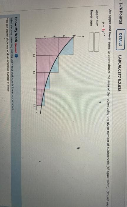 Solved 1 14 Points DETAILS LARCALCET7 5 1 014 Complete Chegg