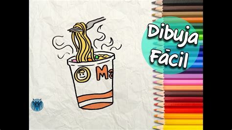 C Mo Dibujar Una Sopa Instantanea F Cil Dibujos Para Dibujar Youtube