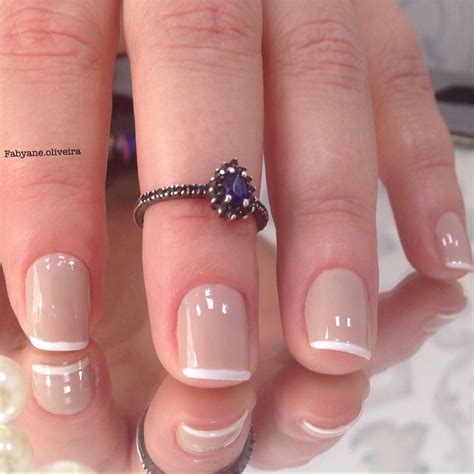 Unhas Curtas Decoradas 80 Ideias E Tutoriais Para Fazer Em Suas Unhas French Manicure Nails