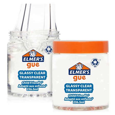 Elmer S Gue Glassy Clear Slime 236ml Wilko