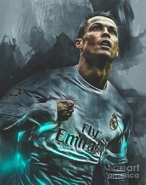 Cristiano Ronaldo Digital Art By Mark Francis Fine Art America