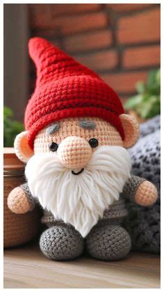 56 Gnomos Duendes Ideas Christmas Crochet Crochet Patterns Crochet