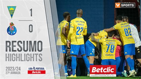 Liga Portugal Betclic 27ªJ Resumo Estoril 1 0 FC Porto Resumos