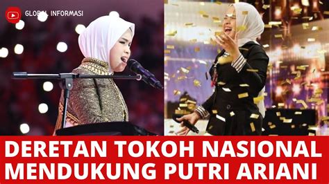 DERETAN TOKOH NASIONAL YANG KAGUM DAN MENDUKUNG PUTRI ARIANI AGAR