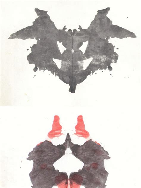 Láminas Del Test De Rorschach Pruebas Psicologicas Pruebas