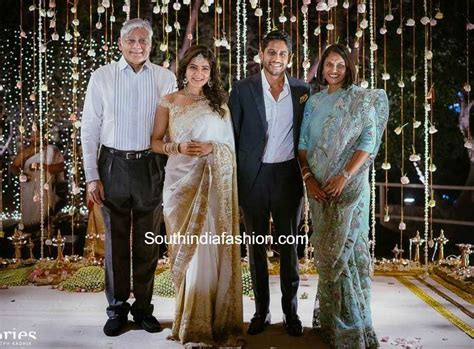 Naga Chaitanya and Samantha's family photos at their engagement – South ...