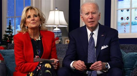 Lets Go Brandon Caller Pranks Biden At White House Event Bbc News