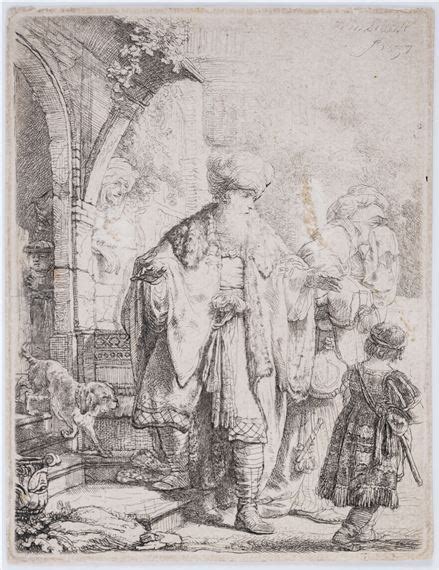 Rembrandt Van Rijn Abraham Casting Out Hagar And Ishmael 1637