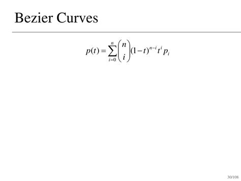 Ppt The Bernstein Basis And Bezier Curves Powerpoint Presentation Free Download Id 2718738