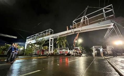 Desmantelan puente de La Boticaria en Boca del Río Formato Siete