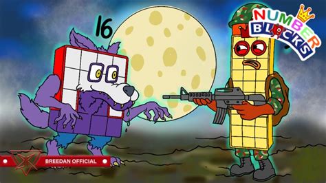 Numberblocks 16 Werewolf Vs Numberblocks 32 Army Who Is The Best