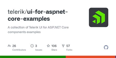 Ui For Aspnet Core Examples Telerik Examples RazorPages Nuget Telerik