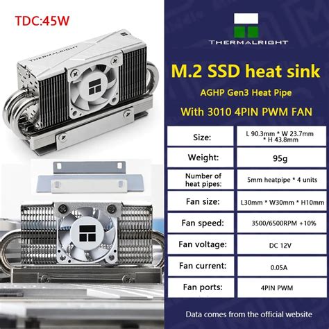 Thermalright Hr Pro Solid State Drive Aghp Heatpipes Heat