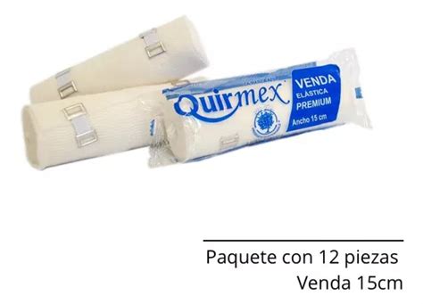 Venda Elástica 15 Cm Paquete C 12 Unidades Quirmex en venta en