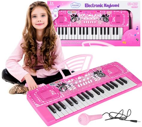 Keyboard Pianino Organy Dla Dzieci Mikrofon R We N Re