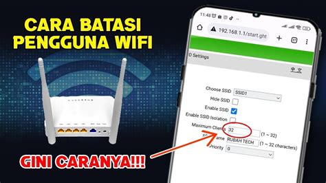 Cara Membatasi Pengguna Wifi Cara Amankan Wifi Youtube