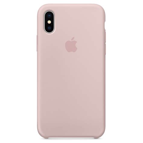 Apple Coque En Silicone Rose Des Sables Apple IPhone X Coque