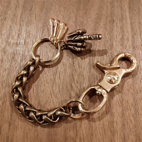 Yahoo オークション Brass Fuck keychain 真鍮製 キーチェーン キー