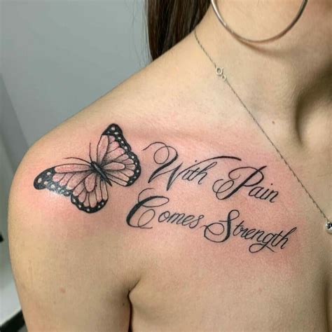 With Pain Comes Strength Tattoo Fonts