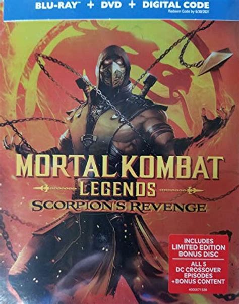 Mortal Kombat Legends Scorpion S Revenge Steelbook Edition Multiple