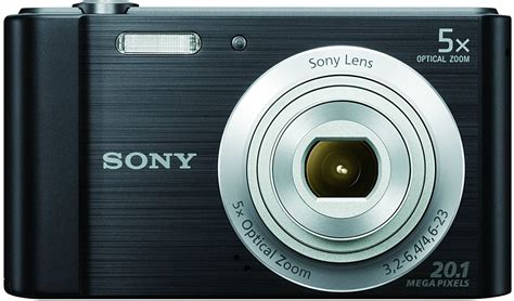 Sony Cyber Shot DSC W800 20 1 MegaPixel Black Buy Best Price In