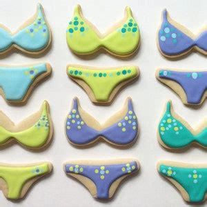 Bikini Bathing Suit Lingerie Swimwear Cookie Cutter Set Metal Cookie Cutters Etsy
