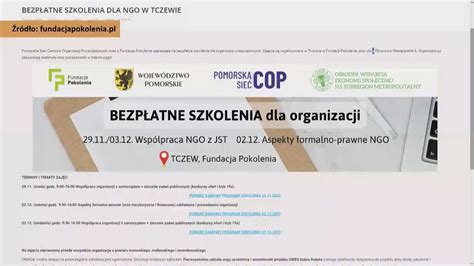 W Tczewie Zaplanowano Szkolenia Dla NGO Tv Tetka Tczew HD YouTube